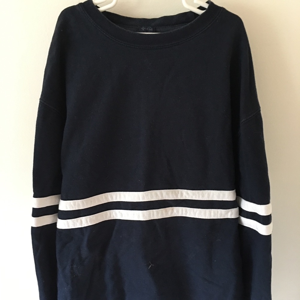 Striped crew neck